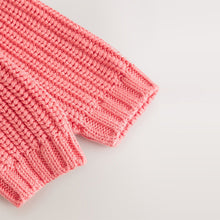 Load image into Gallery viewer, Pink Strawberry Baby Embroidered Back Cardigan (6mths-2yrs)