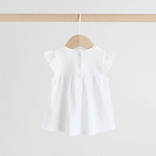 Load image into Gallery viewer, Ecru Fairy Short Sleeve Baby Top and Leggings 2 Piece Set (0-18mths)