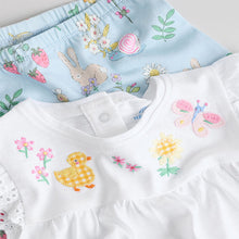 Load image into Gallery viewer, Ecru Fairy Short Sleeve Baby Top and Leggings 2 Piece Set (0-18mths)