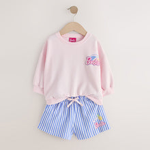 Load image into Gallery viewer, Pink Barbie Shorts Set (3mths-6yrs)