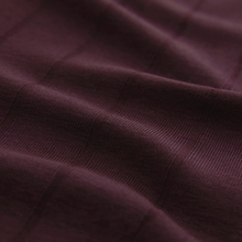 Load image into Gallery viewer, Burgundy Red N. Premium Modal Cotton Ribbed Textured Smart T-Shirt