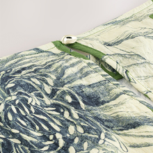 Load image into Gallery viewer, Green Floral Print Short Sleeve Boxy Top