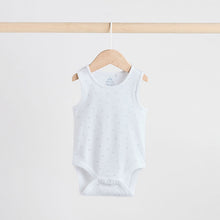Load image into Gallery viewer, Blue 5 Pack Baby Bear Vest Bodysuits