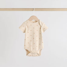 Load image into Gallery viewer, Brown Bear Short Sleeve Baby Bodysuits 5 Pack