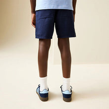 Load image into Gallery viewer, Navy Regular Fit Shorts (4-11yrs)