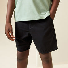 Load image into Gallery viewer, Black Regular Fit Shorts (3-12yrs)