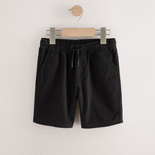 Load image into Gallery viewer, Black Regular Fit Shorts (3-12yrs)
