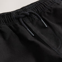 Load image into Gallery viewer, Black Regular Fit Shorts (3-12yrs)