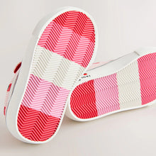Load image into Gallery viewer, Pink Strawberry Standard Fit (F) Touch Fastening Trainers