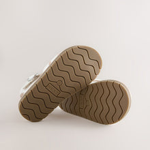 Load image into Gallery viewer, White Standard Fit (F) Heart Occasion Sandals