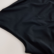 Load image into Gallery viewer, Black Asymmetric Shoulder Sleeveless Top