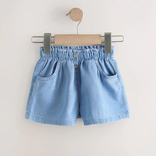 Load image into Gallery viewer, Blue Pullon Denim shorts 2 Pack (3mths-6yrs)