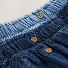 Load image into Gallery viewer, Blue Pullon Denim shorts 2 Pack (3mths-6yrs)