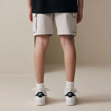Load image into Gallery viewer, Grey Cargo Shorts (3-12yrs)