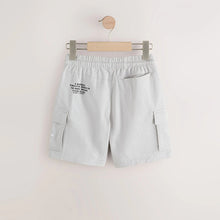 Load image into Gallery viewer, Grey Cargo Shorts (3-12yrs)