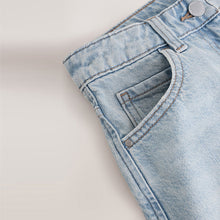 Load image into Gallery viewer, Light Blue Regular Length Jort Shorts (3-12yrs)