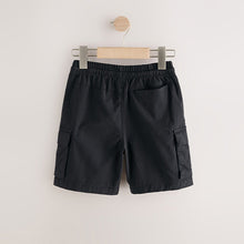 Load image into Gallery viewer, Black Cargo Shorts (3-12yrs)