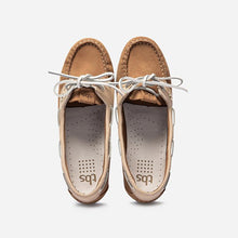 Load image into Gallery viewer, Women's Boat Shoes Brown Leather