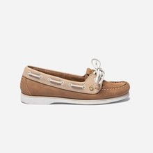 Load image into Gallery viewer, Women's Boat Shoes Brown Leather