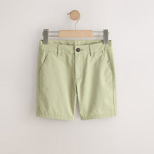 Load image into Gallery viewer, Sage Green Regular Fit Chino Shorts (3-12yrs)