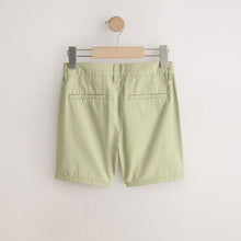 Load image into Gallery viewer, Sage Green Regular Fit Chino Shorts (3-12yrs)