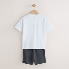 Load image into Gallery viewer, White Tiger Short Sleeve T-Shirt and Shorts Set (3mths-6yrs)
