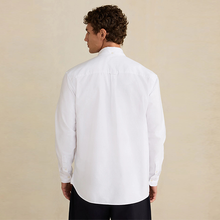 Load image into Gallery viewer, White Long Sleeve N.Premium 100% Cotton Regular Fit Oxford Shirt