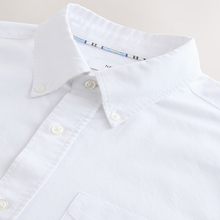 Load image into Gallery viewer, White Long Sleeve N.Premium 100% Cotton Regular Fit Oxford Shirt