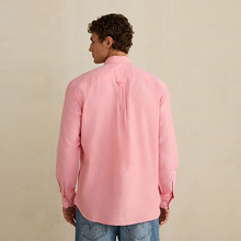 Load image into Gallery viewer, Coral Pink Long Sleeve N.Premium 100% Cotton Regular Fit Oxford Shirt