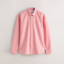 Load image into Gallery viewer, Coral Pink Long Sleeve N.Premium 100% Cotton Regular Fit Oxford Shirt