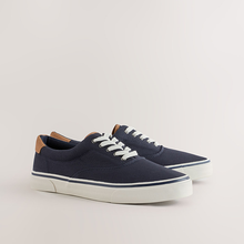 Load image into Gallery viewer, Navy Canvas CVO Trainers