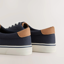 Load image into Gallery viewer, Navy Canvas CVO Trainers