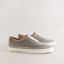 Load image into Gallery viewer, Grey Canvas CVO Trainers