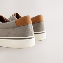 Load image into Gallery viewer, Grey Canvas CVO Trainers