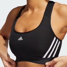 Load image into Gallery viewer, ADIDAS POWERREACT TRAINING MEDIUM-SUPPORT 3-STRIPES BRA