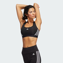 Load image into Gallery viewer, ADIDAS POWERREACT TRAINING MEDIUM-SUPPORT 3-STRIPES BRA