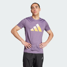 Load image into Gallery viewer, RUN ICONS 3 BAR LOGO TEE