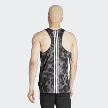 Load image into Gallery viewer, OWN THE RUN 3-STRIPES ALLOVER PRINT SINGLET