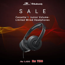 Load image into Gallery viewer, Cassette™️ Junior Volume-Limited Wired Headphones