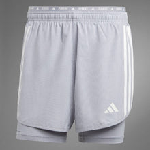 Load image into Gallery viewer, OWN THE RUN 3-STRIPES 2-IN-1 SHORTS