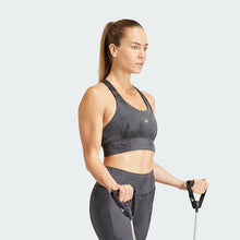 Load image into Gallery viewer, RUN POCKET MEDIUM-SUPPORT AOP BRA ITERATION