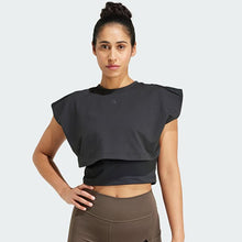 Load image into Gallery viewer, Power Boxy French Terry 3-Stripes Tank Top