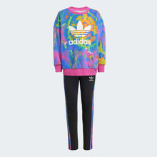 Load image into Gallery viewer, Tie-Dyed Crew Set Kids