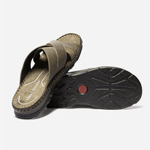 Load image into Gallery viewer, Mules Man sole ortholite khaki leather