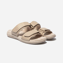 Load image into Gallery viewer, Mule Woman Light Top Beige Leather