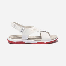 Load image into Gallery viewer, Sandals Women Technical Sole White Leather