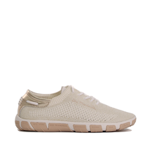 Load image into Gallery viewer, Women's Comfort Recycled Textile Sneakers White Heather JAZARIA