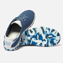 Load image into Gallery viewer, Sneakers Women Comfort Textile Recycled Blue JAZARIA