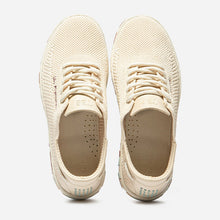 Load image into Gallery viewer, Sneakers Women Comfort Textile Recycled Ecru Sole Multicolour JAZARIA