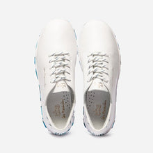 Load image into Gallery viewer, Women's Tennis Comfort White Leather Blue Sole